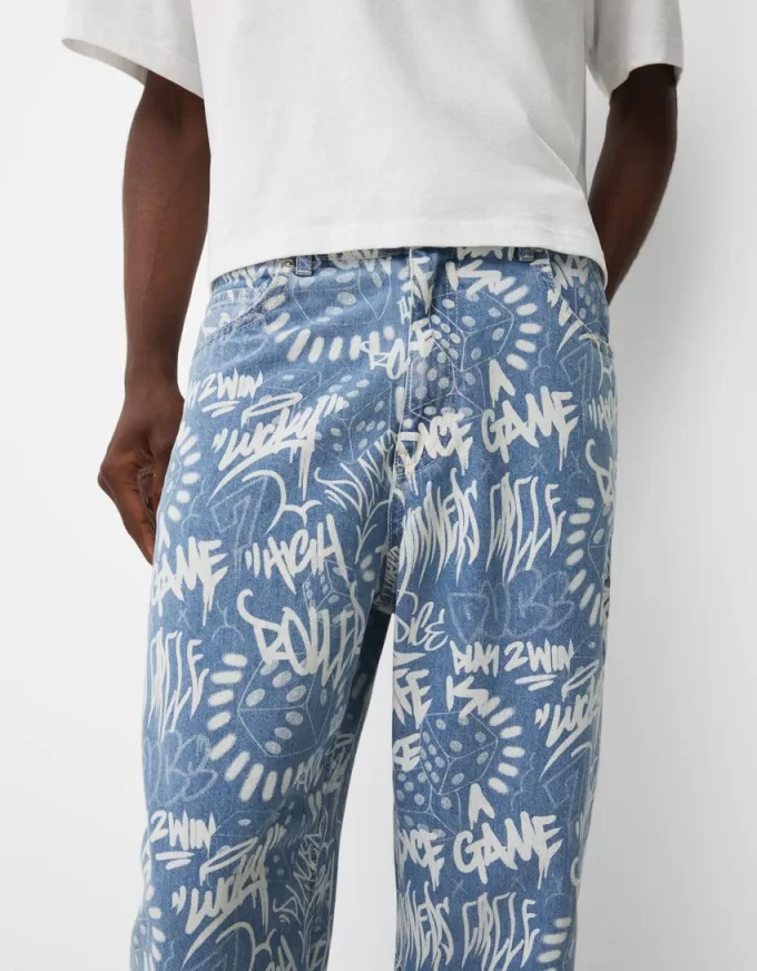 Baggy printed jeans Baggy printed jeans