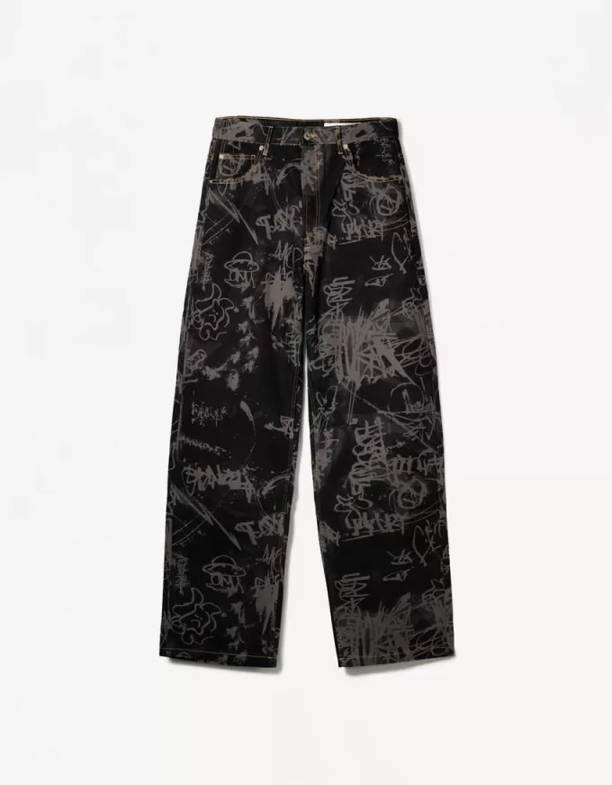 Baggy printed jeans Baggy printed jeans