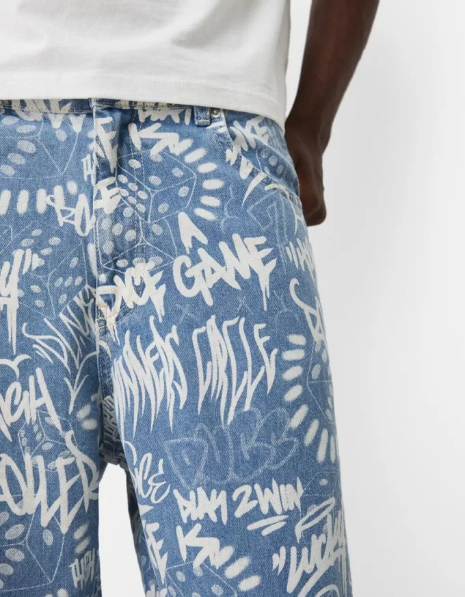 Baggy printed jeans Baggy printed jeans