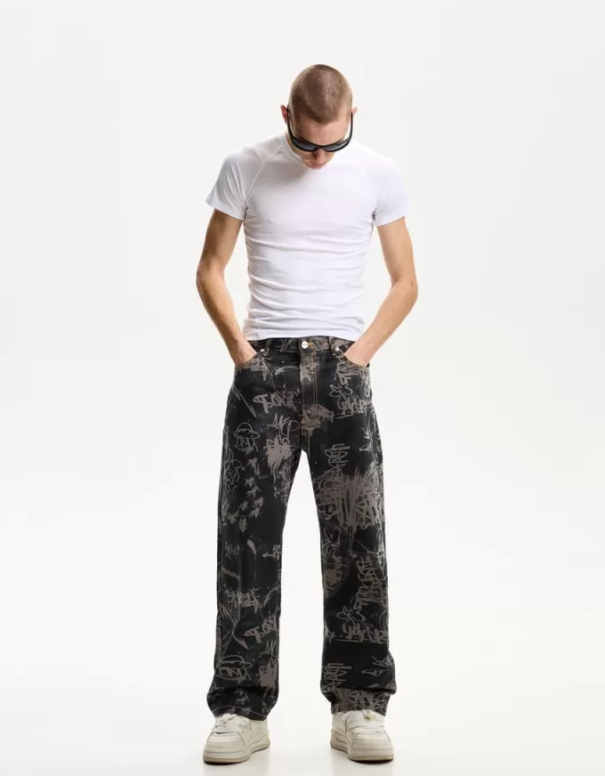 Baggy printed jeans Baggy printed jeans