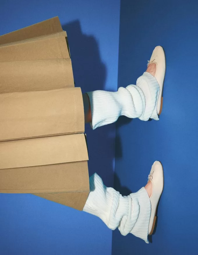 Ballerinas with socks Ballerinas with socks