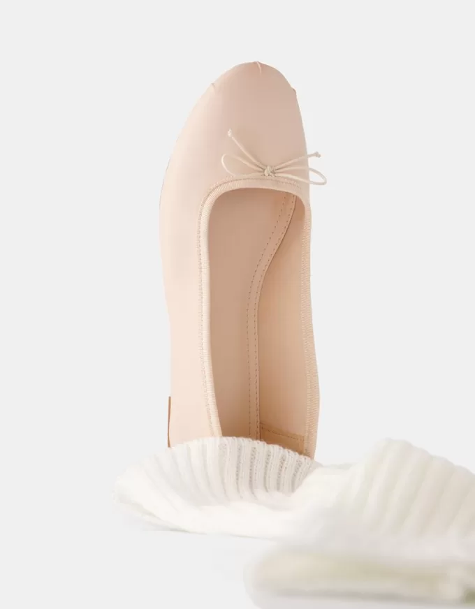 Ballerinas with socks Ballerinas with socks