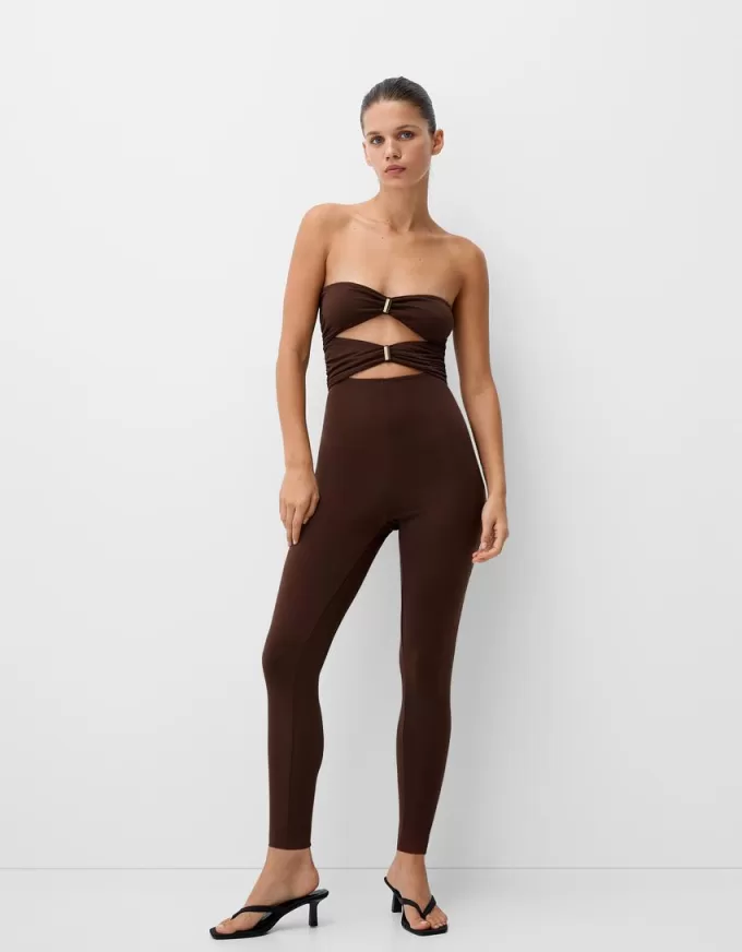 Bandeau cut-out jumpsuit Bandeau cut-out jumpsuit