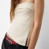 Bandeau top with side slit Bandeau top with side slit