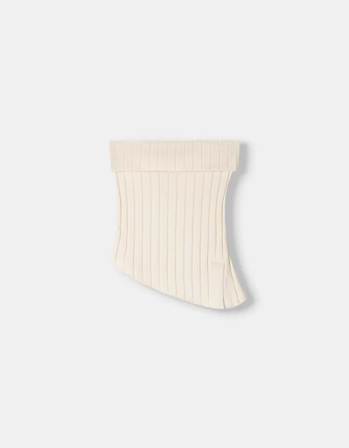 Bandeau top with side slit Bandeau top with side slit