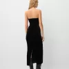 Bandeau velvet midi dress Bandeau velvet midi dress