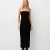 Bandeau velvet midi dress Bandeau velvet midi dress