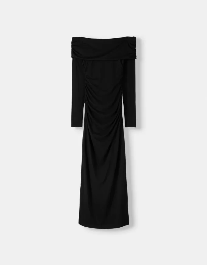 Bardot midi dress