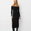 Bardot midi dress