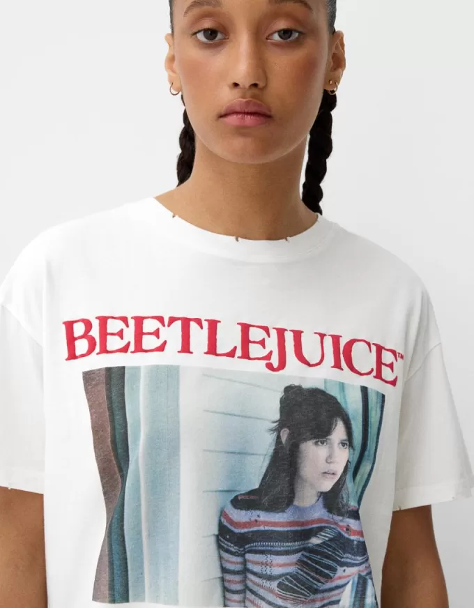 Beershka x Beetlejuice print T-shirt Beershka x Beetlejuice print T-shirt