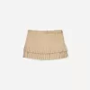 Box pleat mini skirt Box pleat mini skirt
