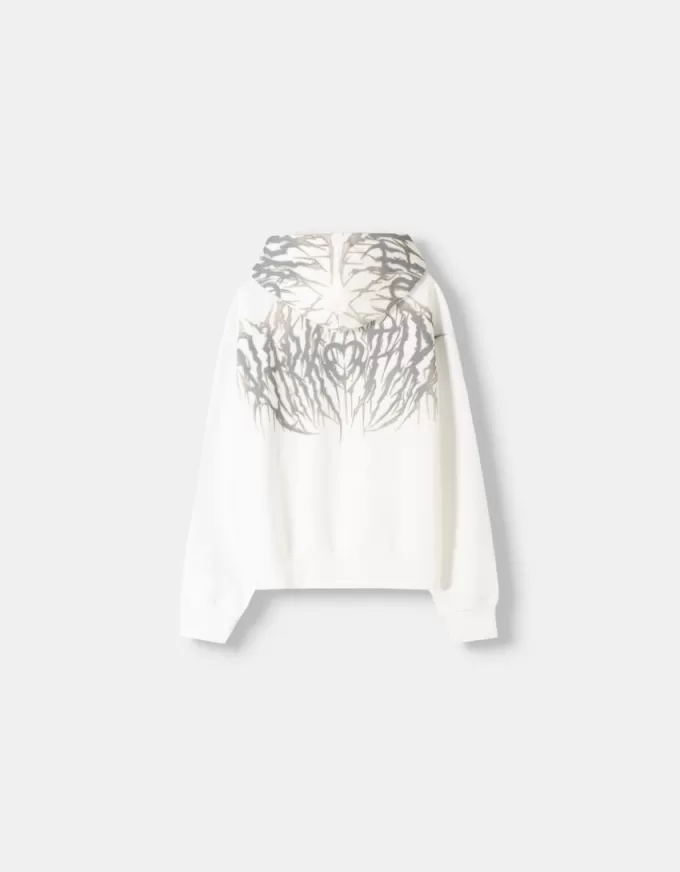 Boxy fit print hoodie Boxy fit print hoodie