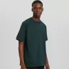 Boxy fit short sleeve interlock T-shirt Boxy fit short sleeve interlock T-shirt