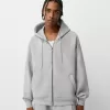 Boxy-fit zip-up hoodie Boxy-fit zip-up hoodie