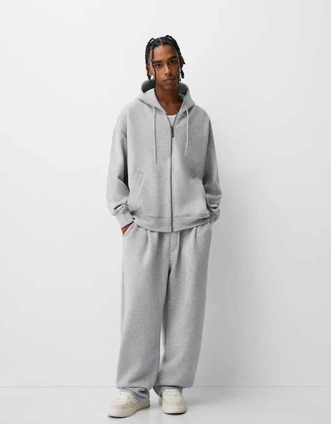 Boxy-fit zip-up hoodie Boxy-fit zip-up hoodie