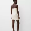 Braided off-the-shoulder mini dress Braided off-the-shoulder mini dress