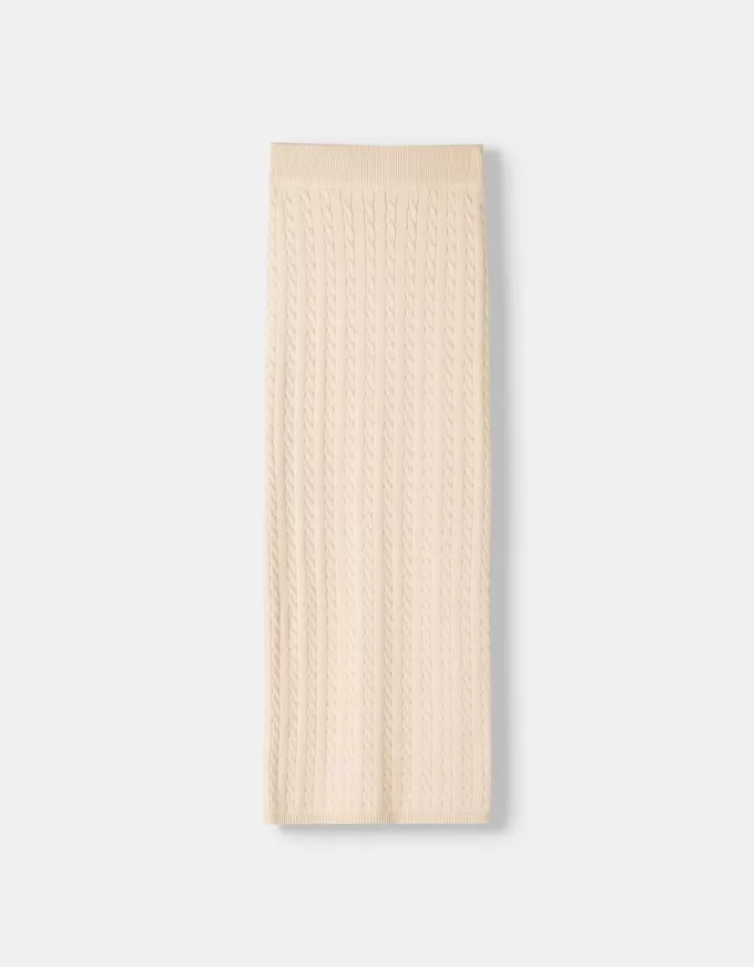 Cable-knit midi skirt Cable-knit midi skirt