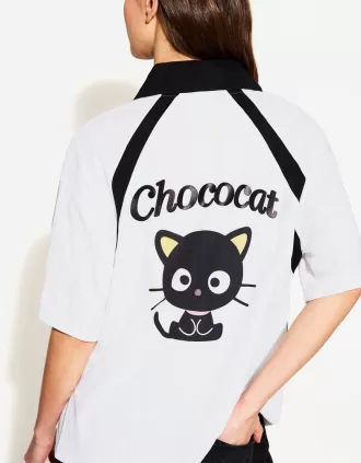 Chococat print short sleeve T-shirt