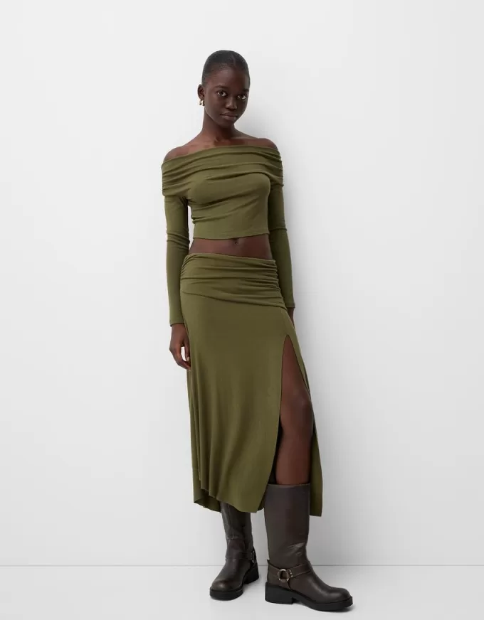 Chunky knit midi skirt Chunky knit midi skirt