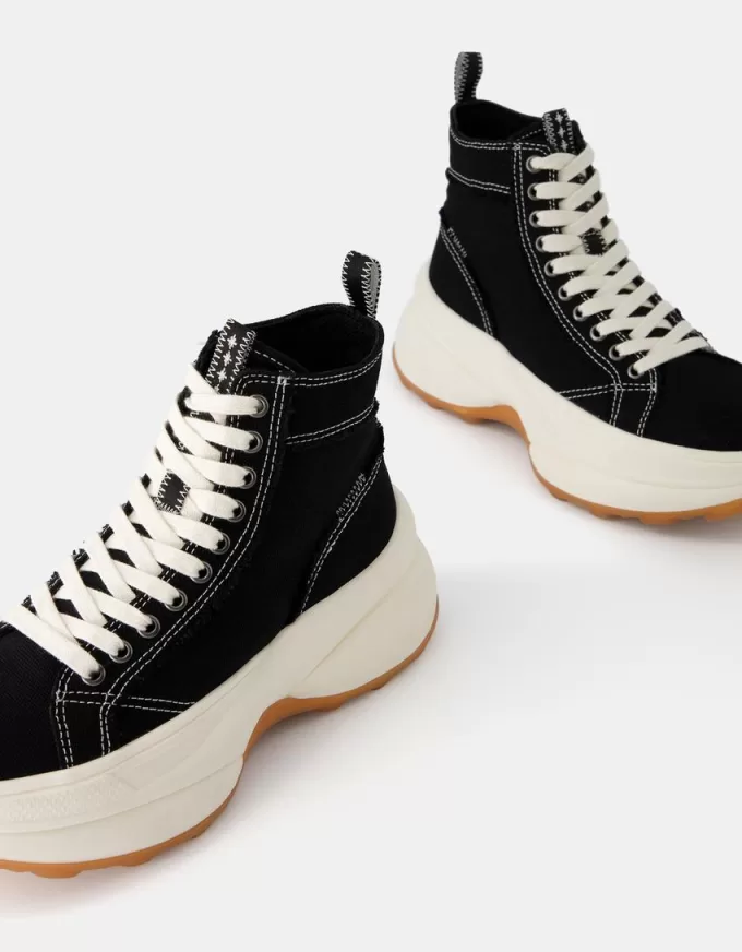 Chunky sole high-top sneakers Chunky sole high-top sneakers