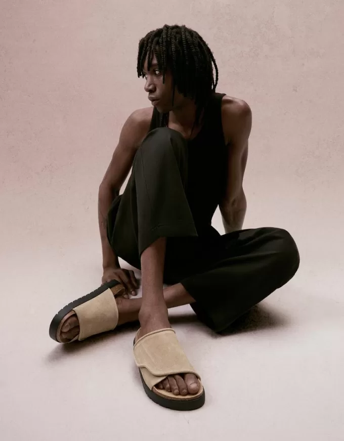 Chunky split leather sandals Chunky split leather sandals