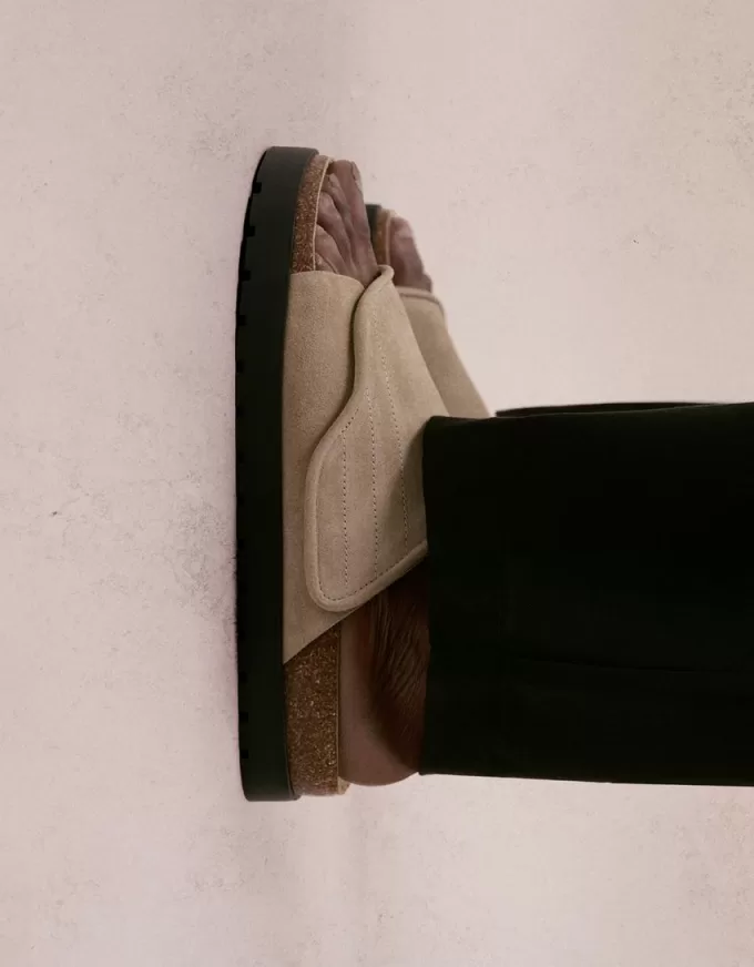 Chunky split leather sandals Chunky split leather sandals