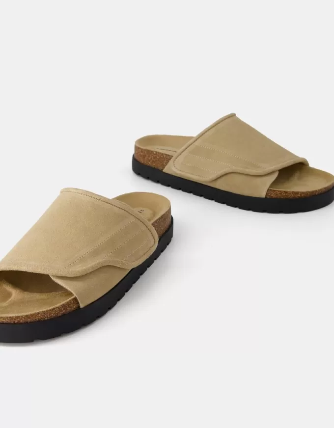 Chunky split leather sandals Chunky split leather sandals