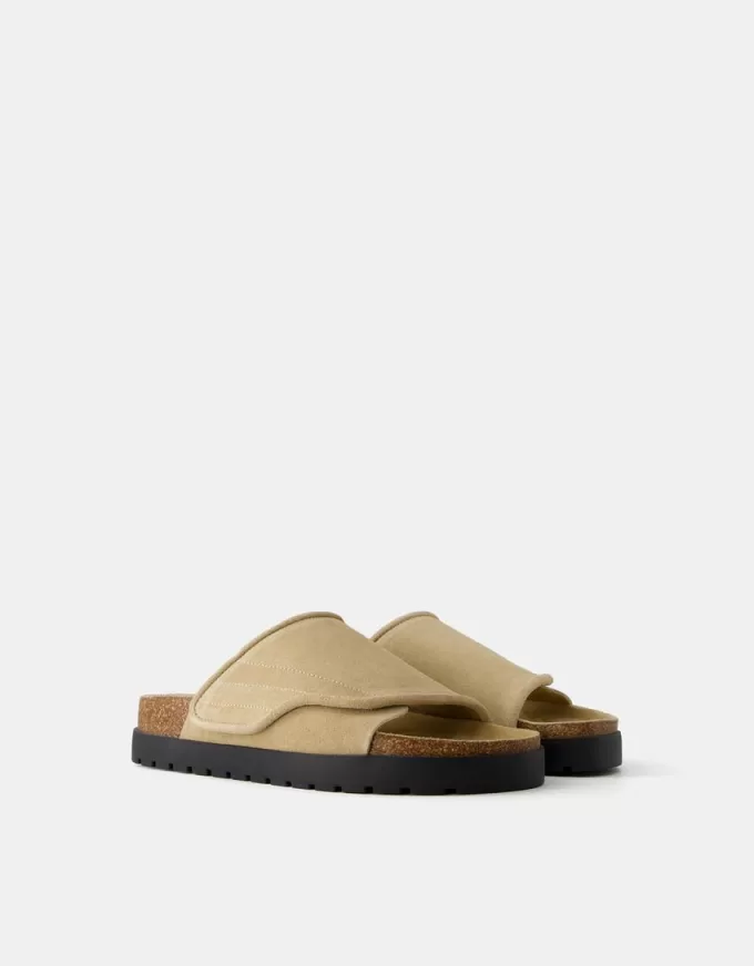 Chunky split leather sandals Chunky split leather sandals