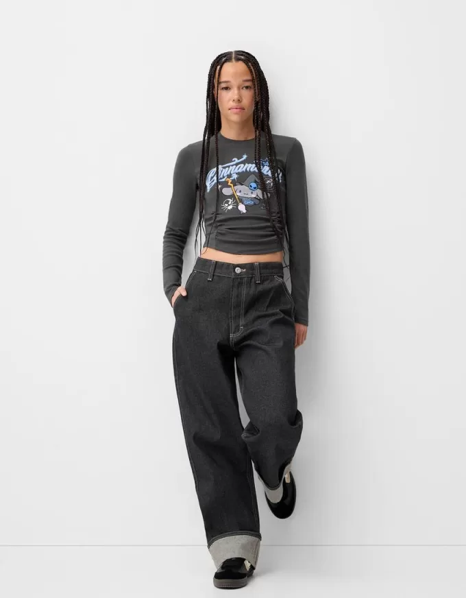 Cinnamoroll print long sleeve T-shirt Cinnamoroll print long sleeve T-shirt