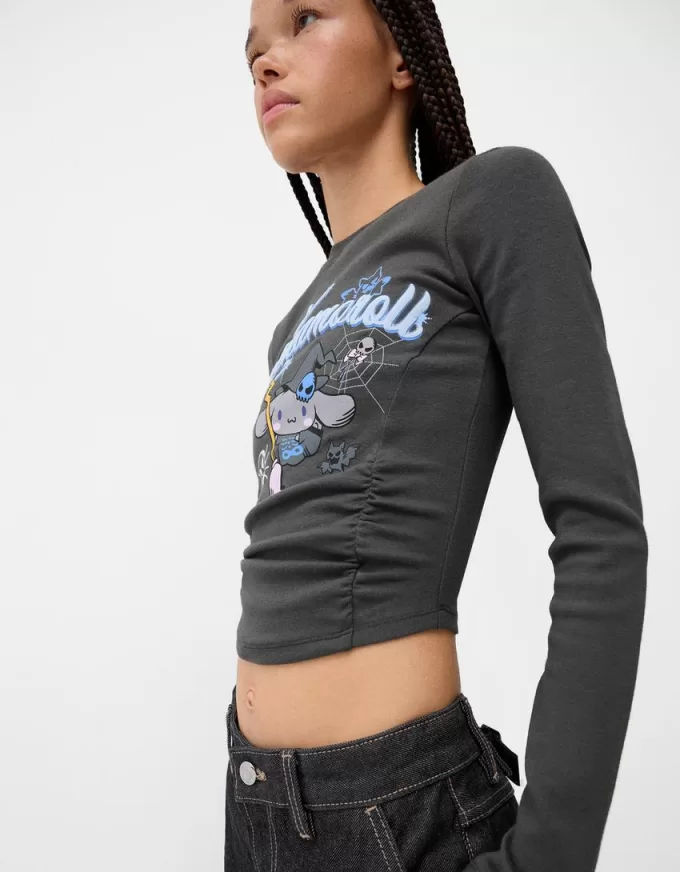 Cinnamoroll print long sleeve T-shirt Cinnamoroll print long sleeve T-shirt