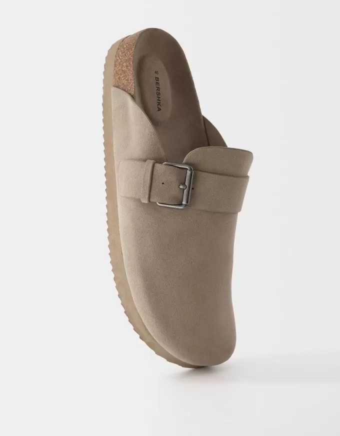 Clogs with buckle detail Clogs with buckle detail