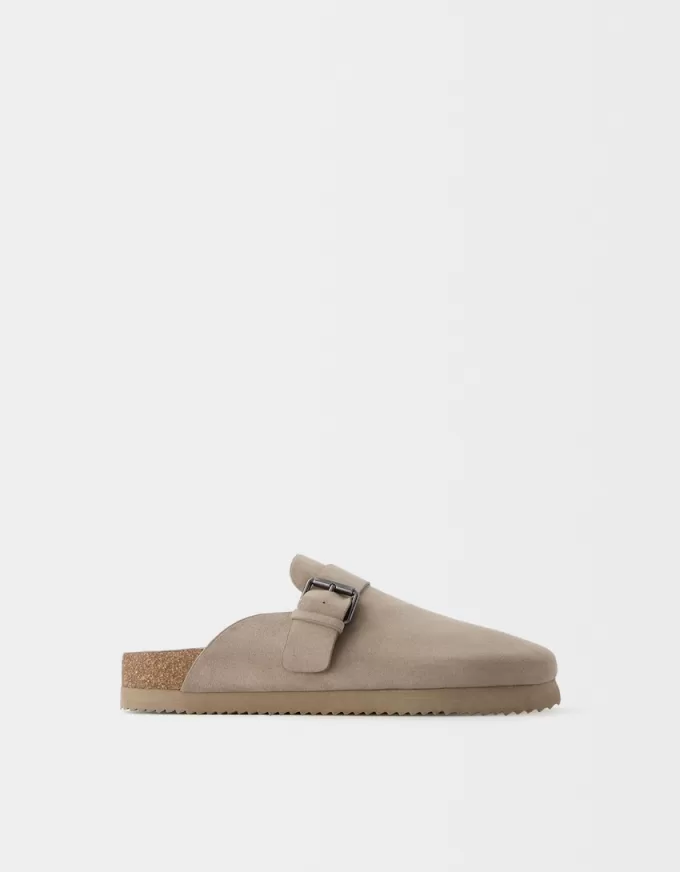 Clogs with buckle detail Clogs with buckle detail