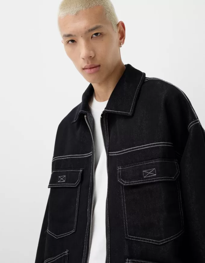 Contrast denim jacket Contrast denim jacket