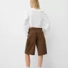 Cotton carpenter Bermuda shorts Cotton carpenter Bermuda shorts