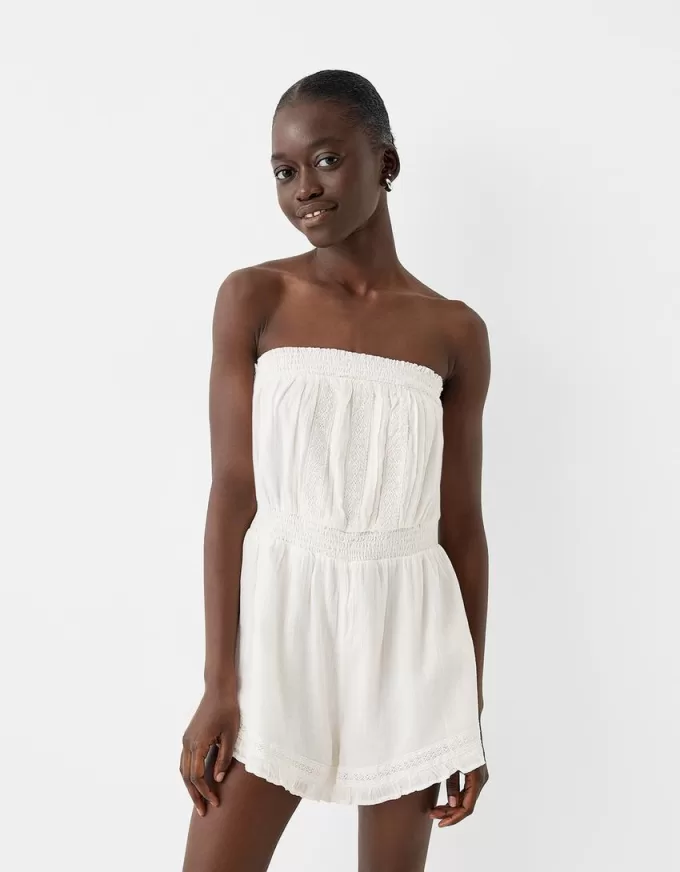 Cotton chiffon playsuit Cotton chiffon playsuit