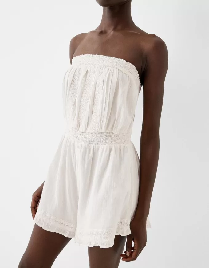 Cotton chiffon playsuit Cotton chiffon playsuit