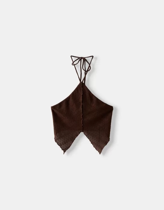 Crochet racer top Crochet racer top