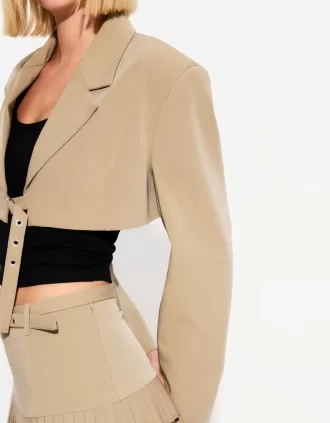 Cropped blazer