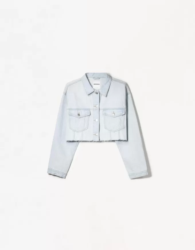 Cropped denim jacket Cropped denim jacket