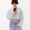 Cropped denim jacket Cropped denim jacket