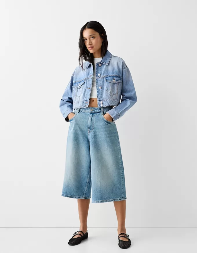 Cropped denim jacket Cropped denim jacket