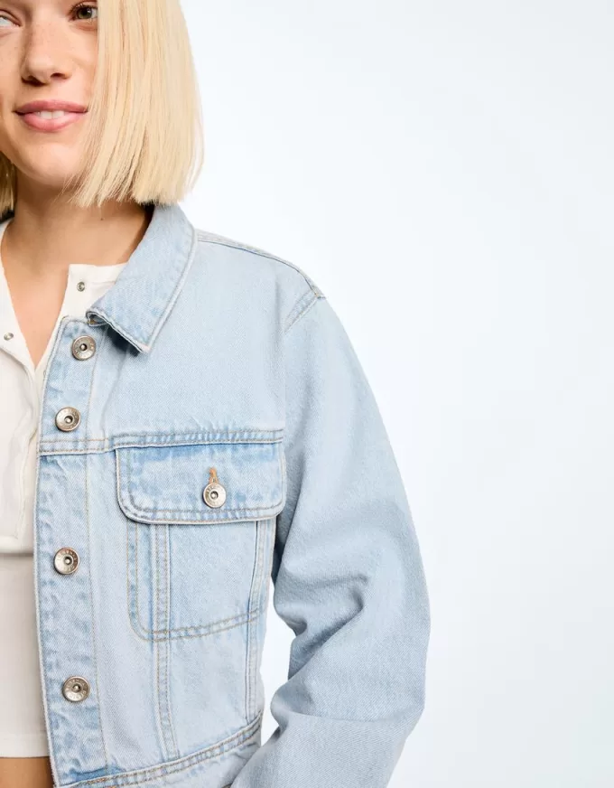 Cropped denim jacket Cropped denim jacket
