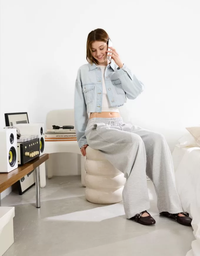 Cropped denim jacket Cropped denim jacket