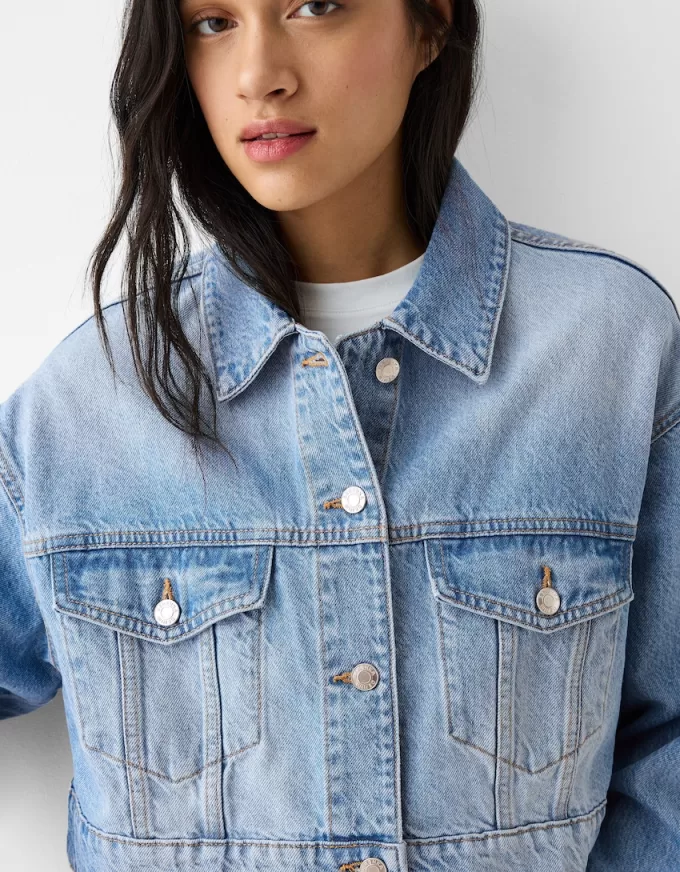 Cropped denim jacket Cropped denim jacket