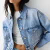 Cropped denim jacket Cropped denim jacket
