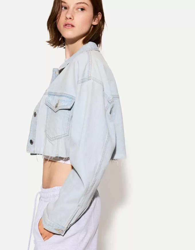 Cropped denim jacket Cropped denim jacket