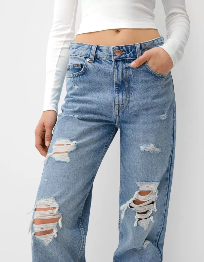 Cropped jeans
