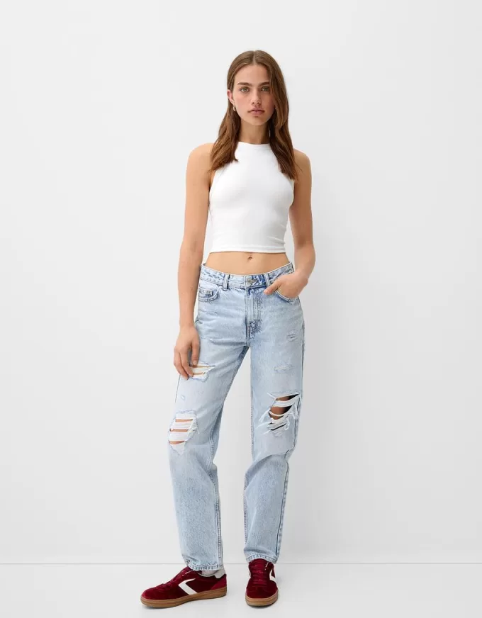 Cropped jeans