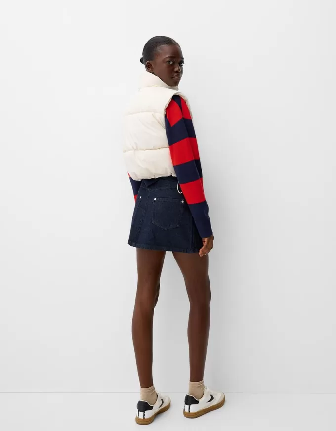 Cropped puffer vest Cropped puffer vest