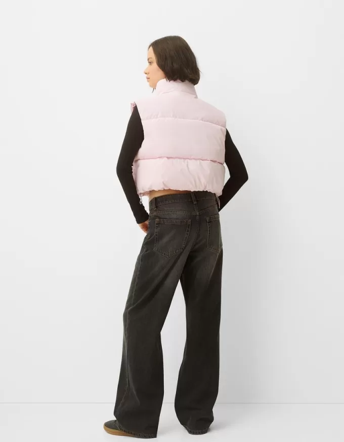 Cropped puffer vest Cropped puffer vest